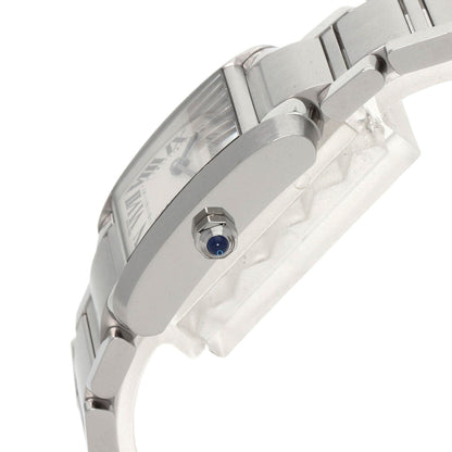 Cartier Watches Quartz W51008Q3 Stainless Steel , Stainless Steel Silver Tank Francaise Sm Silver