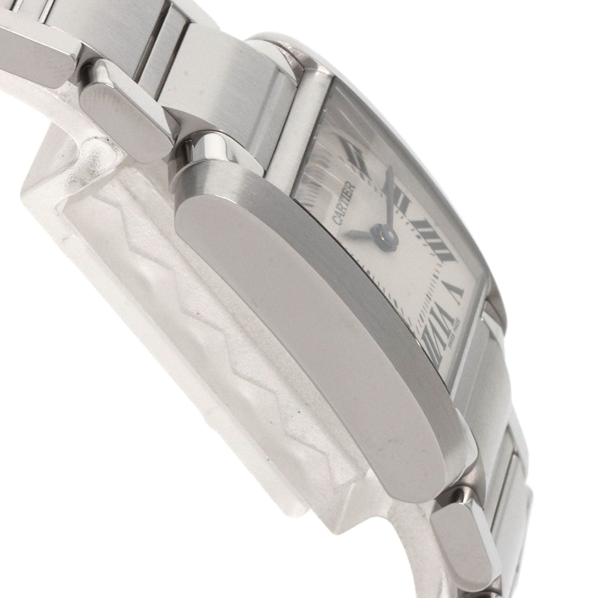 Cartier Watches Quartz W51008Q3 Stainless Steel , Stainless Steel Silver Tank Francaise Sm Silver