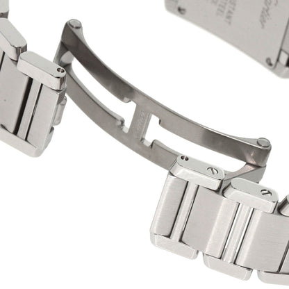 Cartier Watches Quartz W51008Q3 Stainless Steel , Stainless Steel Silver Tank Francaise Sm Silver