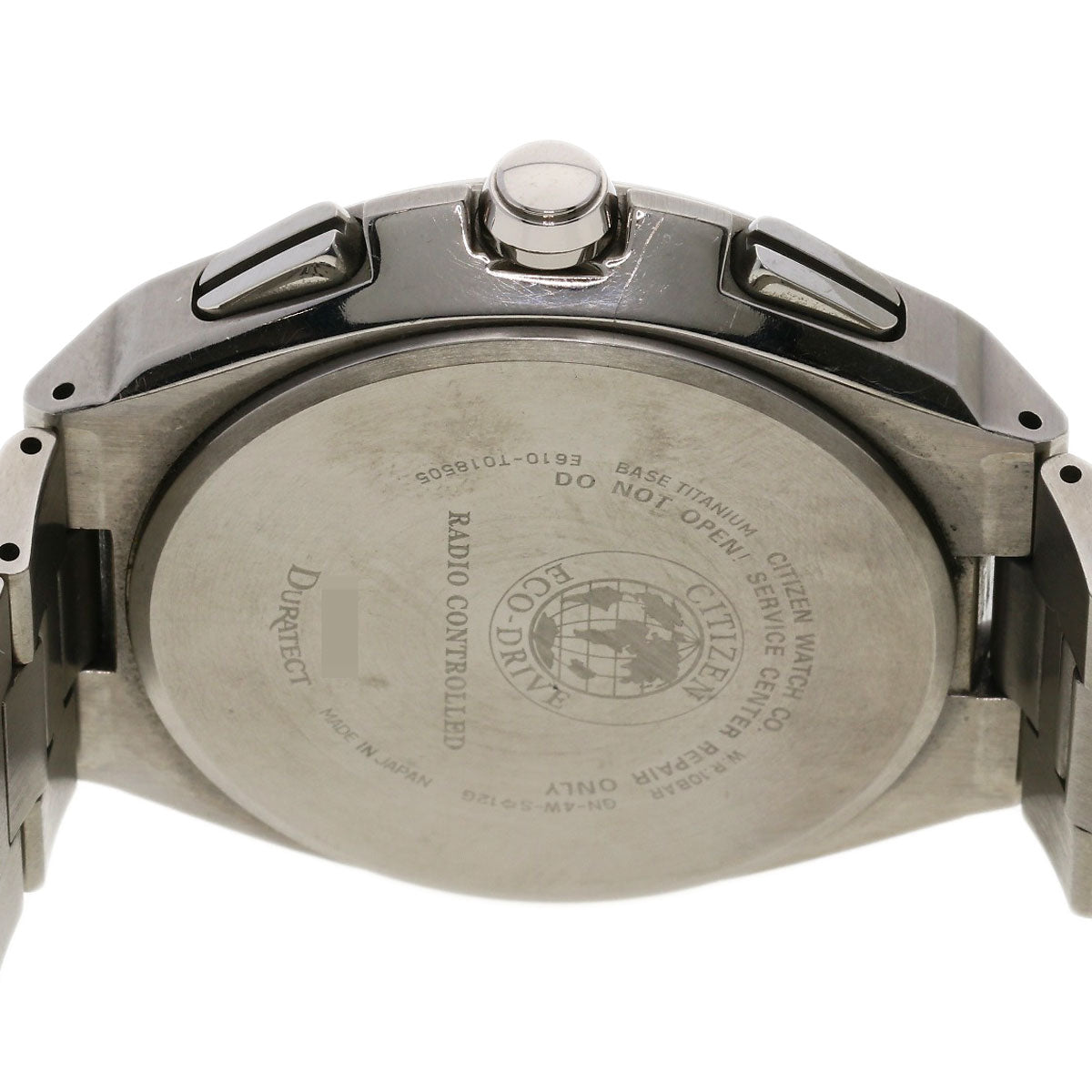 Citizen Watches Solar Powered Radio Watch At3010-55L Titanium, Titanium Silver Atessa Blue Dial Mens