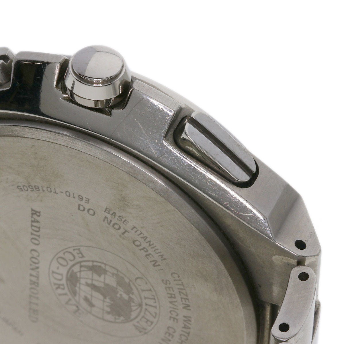 Citizen Watches Solar Powered Radio Watch At3010-55L Titanium, Titanium Silver Atessa Blue Dial Mens