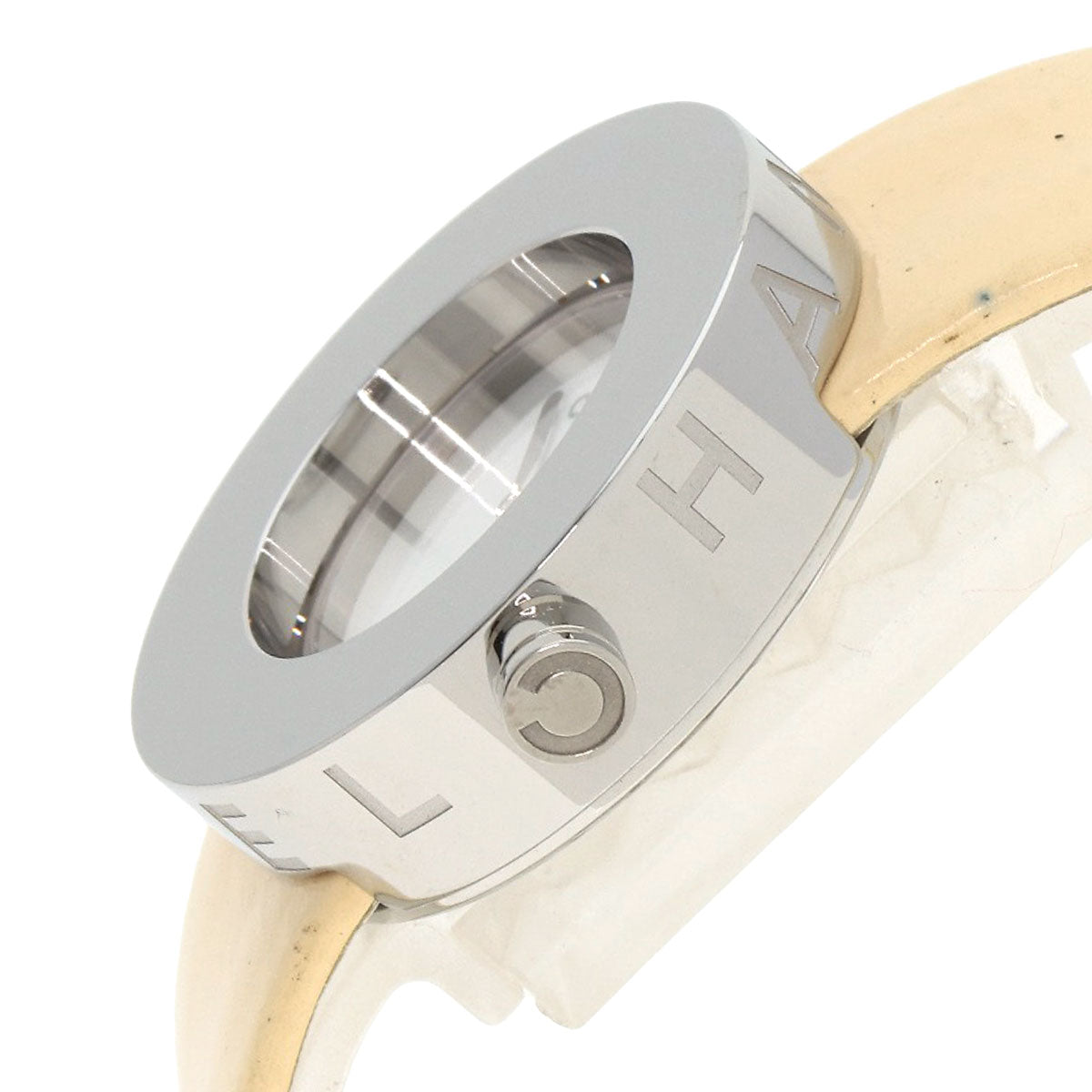 Chanel Watches Quartz H0580 Stainless Steel, Enamel Silver La Ronde White Dial Women