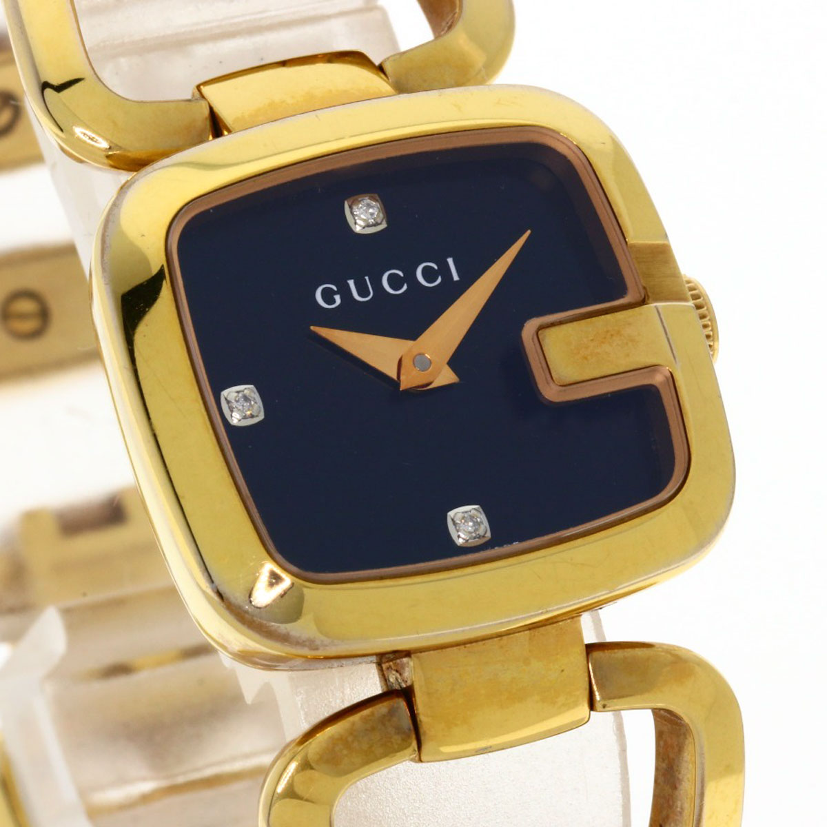 Gucci Watches Quartz 125.5 Gold Plated , Gold