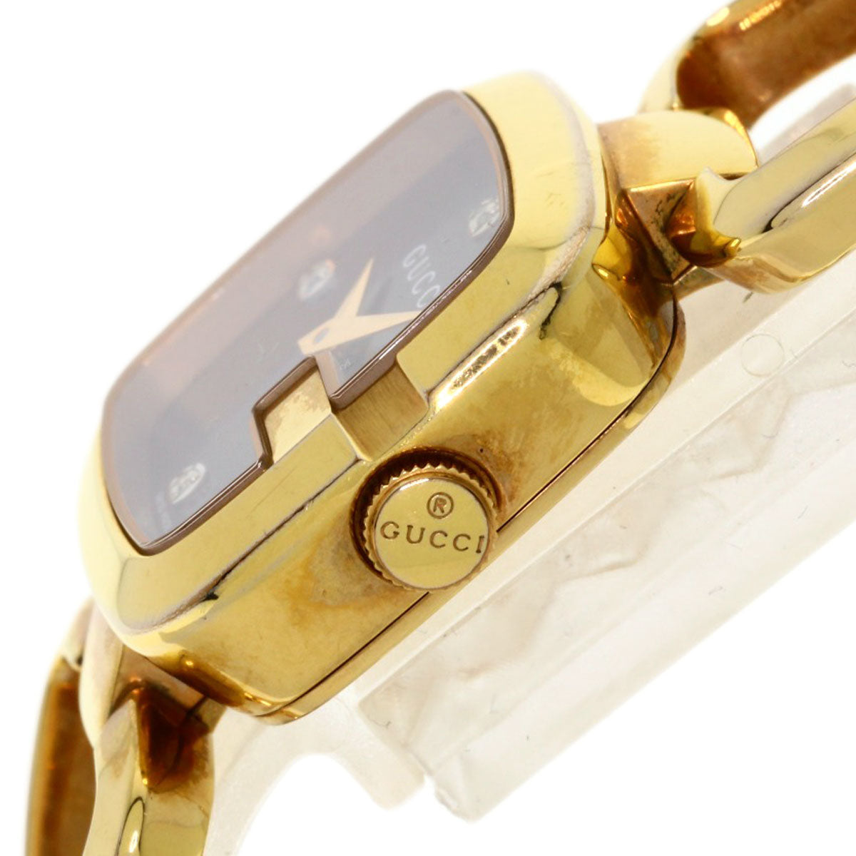 Gucci Watches Quartz 125.5 Gold Plated , Gold