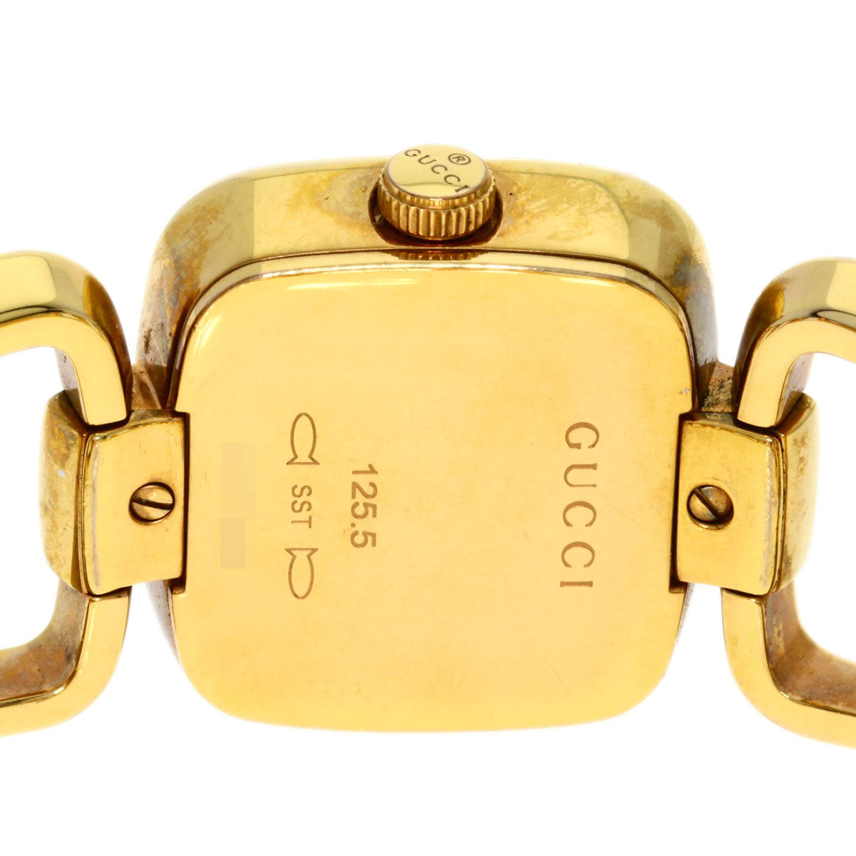 Gucci Watches Quartz 125.5 Gold Plated , Gold