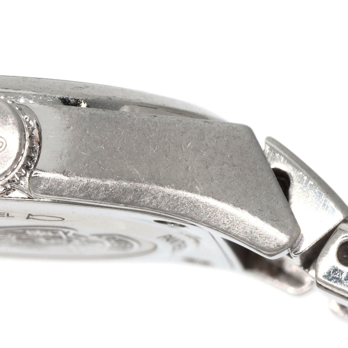 Gucci Watches Quartz 115.5 Stainless Steel , Stainless Steel Silver Pantheon Black Dial Women