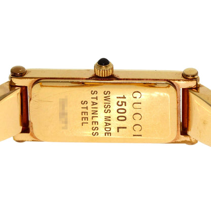Gucci Watches Quartz 1500L Gold Plated , Gold