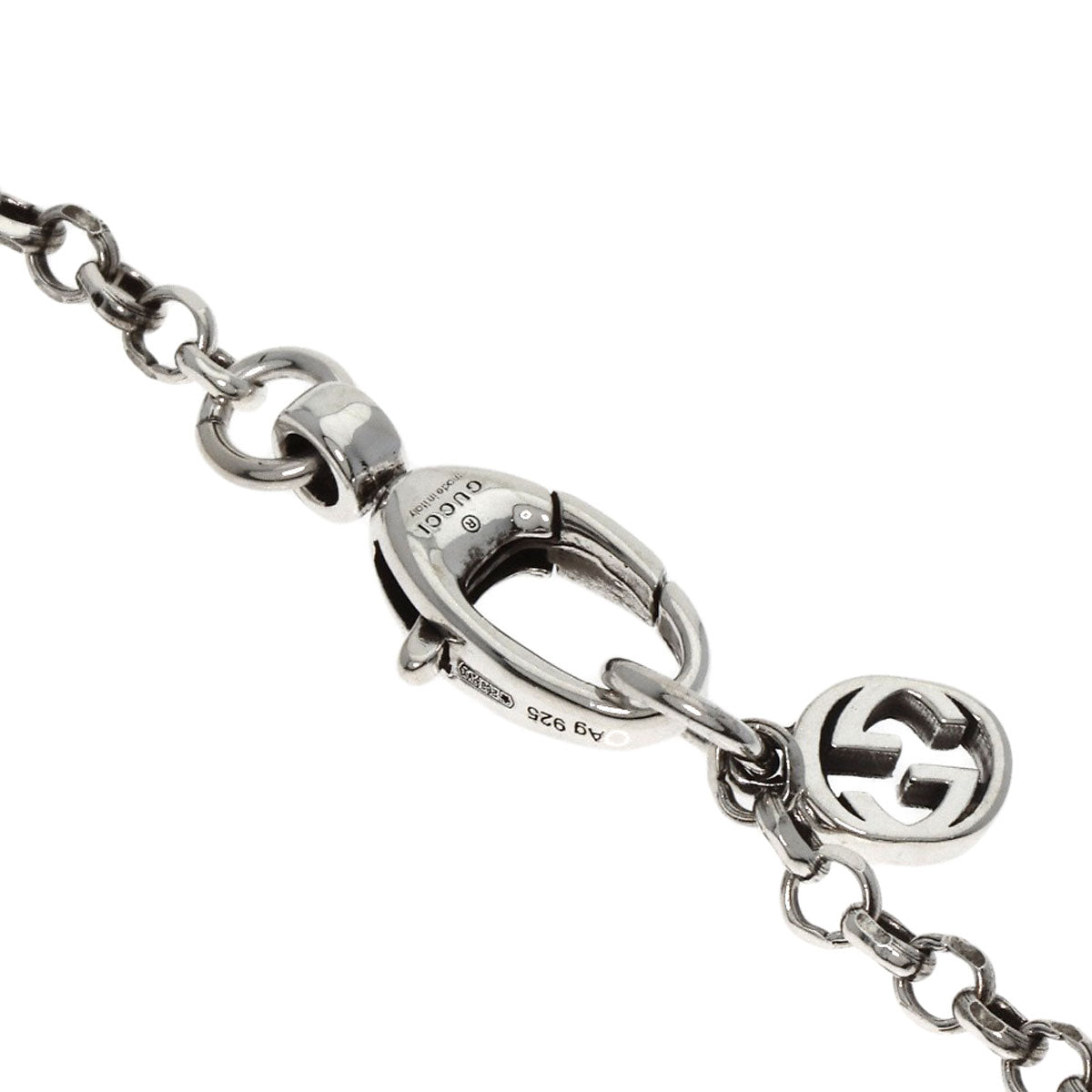 Gucci Bracelet Sv Silver Double G Key Charm #16