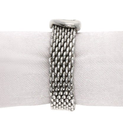 Tiffany&Co. Ring Sv Silver Somerset Mesh