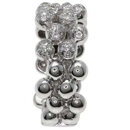 Ponte Vecchio Ring K18Wg Silver Diamond