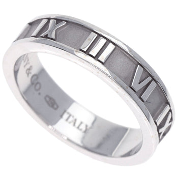 Tiffany&Co. Ring K18Wg Silver Atlas