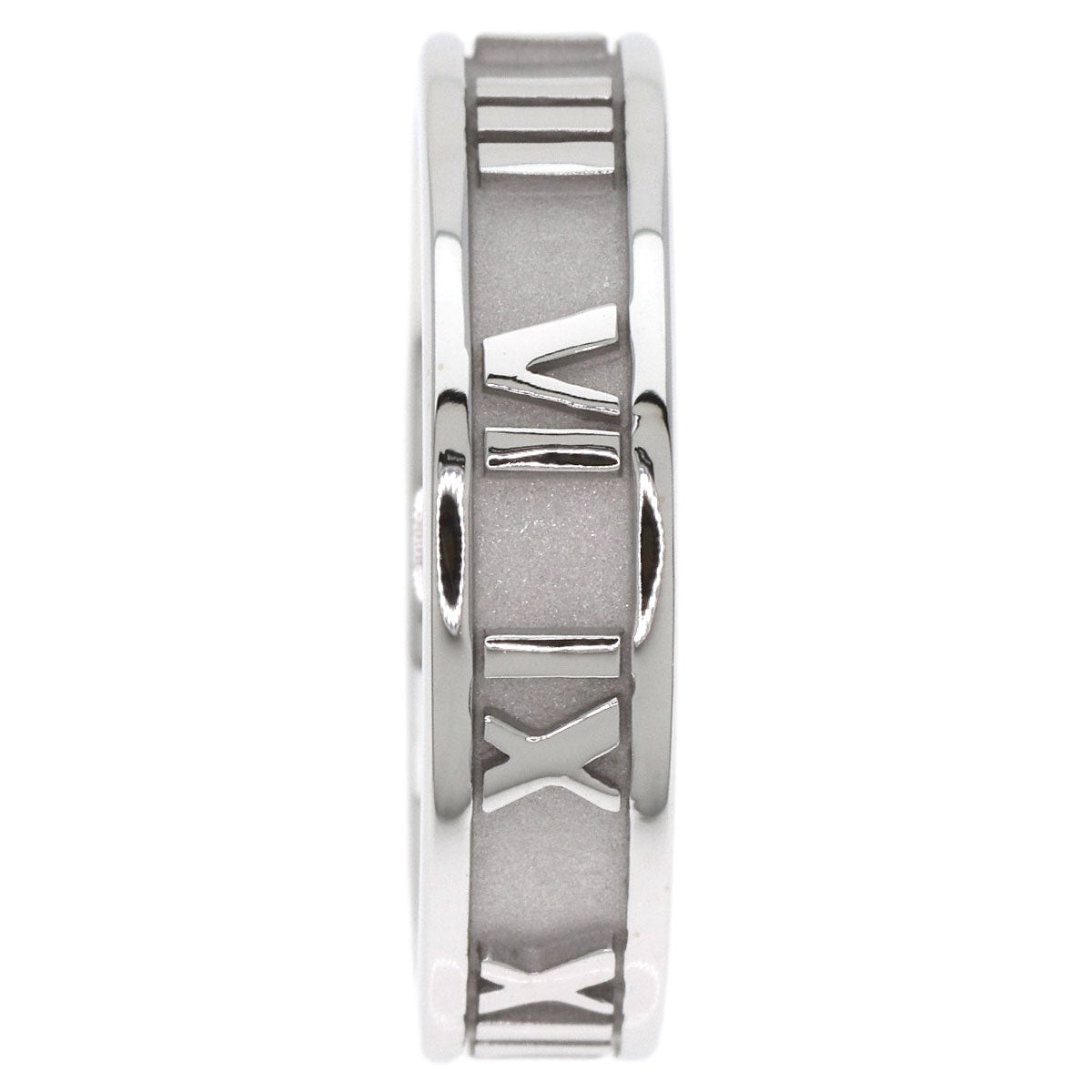 Tiffany&Co. Ring K18Wg Silver Atlas