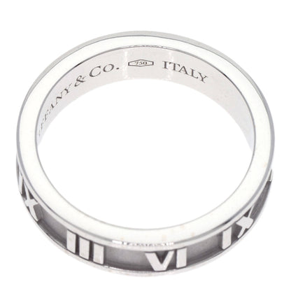 Tiffany&Co. Ring K18Wg Silver Atlas