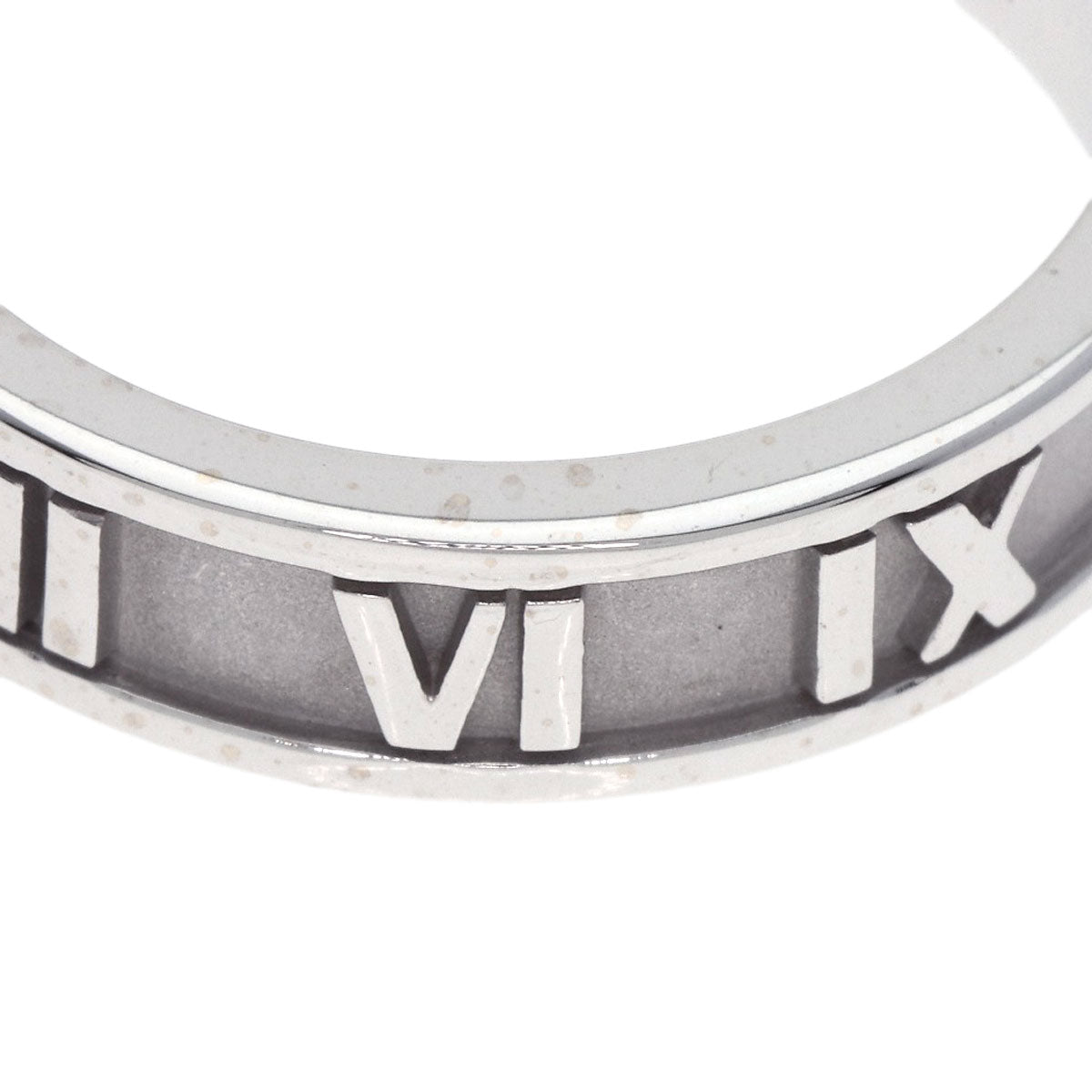 Tiffany&Co. Ring K18Wg Silver Atlas