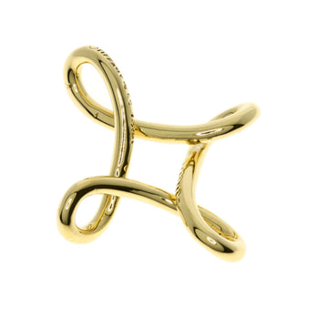 Tiffany&Co. Pendant Top 18K Yellow Gold Gold Infinity Cross Women