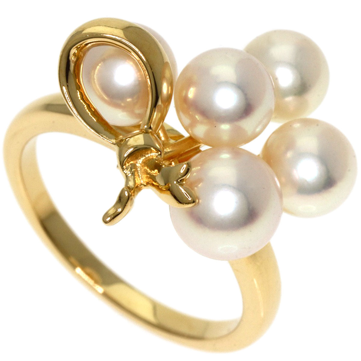 Mikimoto Ring 18K Yellow Gold Gold Pearl Women
