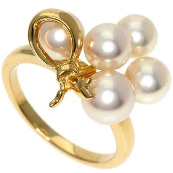 Mikimoto Ring 18K Yellow Gold Gold Pearl Women