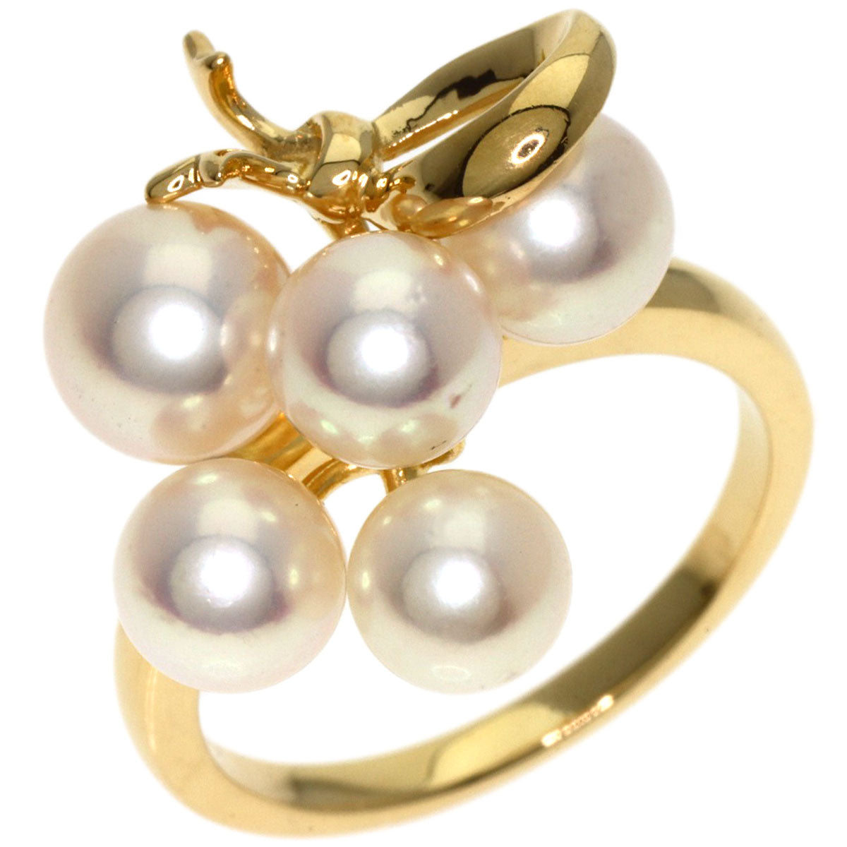 Mikimoto Ring 18K Yellow Gold Gold Pearl Women