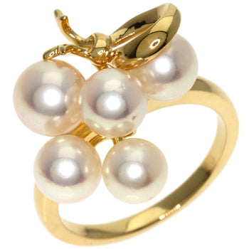 Mikimoto Ring 18K Yellow Gold Gold Pearl Women