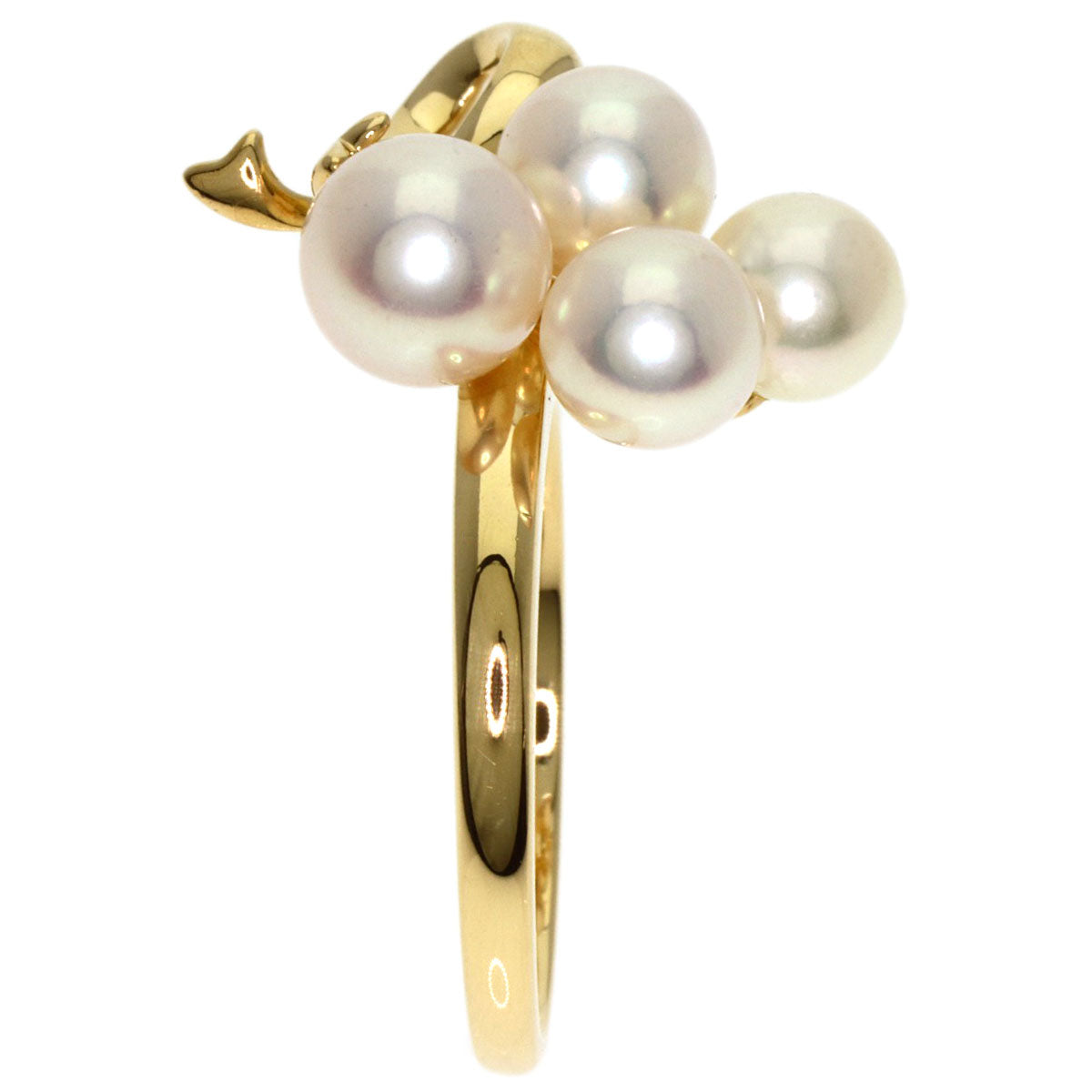 Mikimoto Ring 18K Yellow Gold Gold Pearl Women