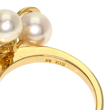 Mikimoto Ring 18K Yellow Gold Gold Pearl Women