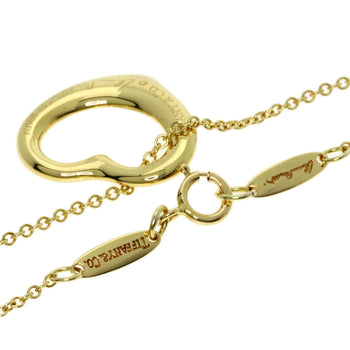 Tiffany&Co. Necklace 18K Yellow Gold Gold Open Heart 5P Diamond