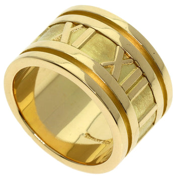 Tiffany&Co. Ring 18K Yellow Gold Gold Atlas Wide