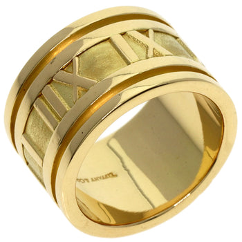 Tiffany&Co. Ring 18K Yellow Gold Gold Atlas Wide