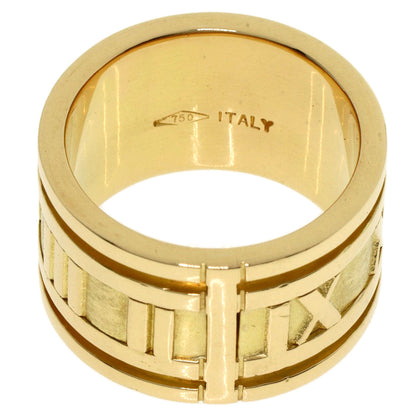 Tiffany&Co. Ring 18K Yellow Gold Gold Atlas Wide
