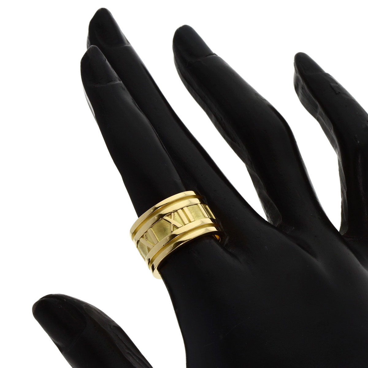 Tiffany&Co. Ring 18K Yellow Gold Gold Atlas Wide