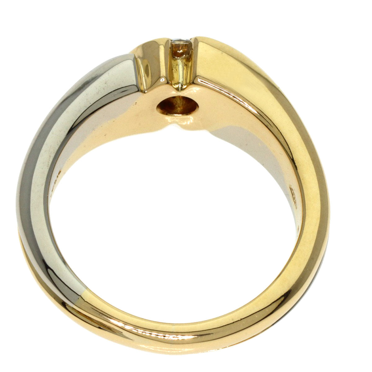 Bvlgari Ring 18K Yellow Gold Gold Vintage Diamond