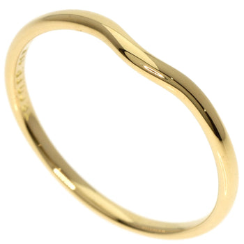 Tiffany&Co. Ring 18K Yellow Gold Gold Curved Band Women