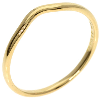 Tiffany&Co. Ring 18K Yellow Gold Gold Curved Band Women