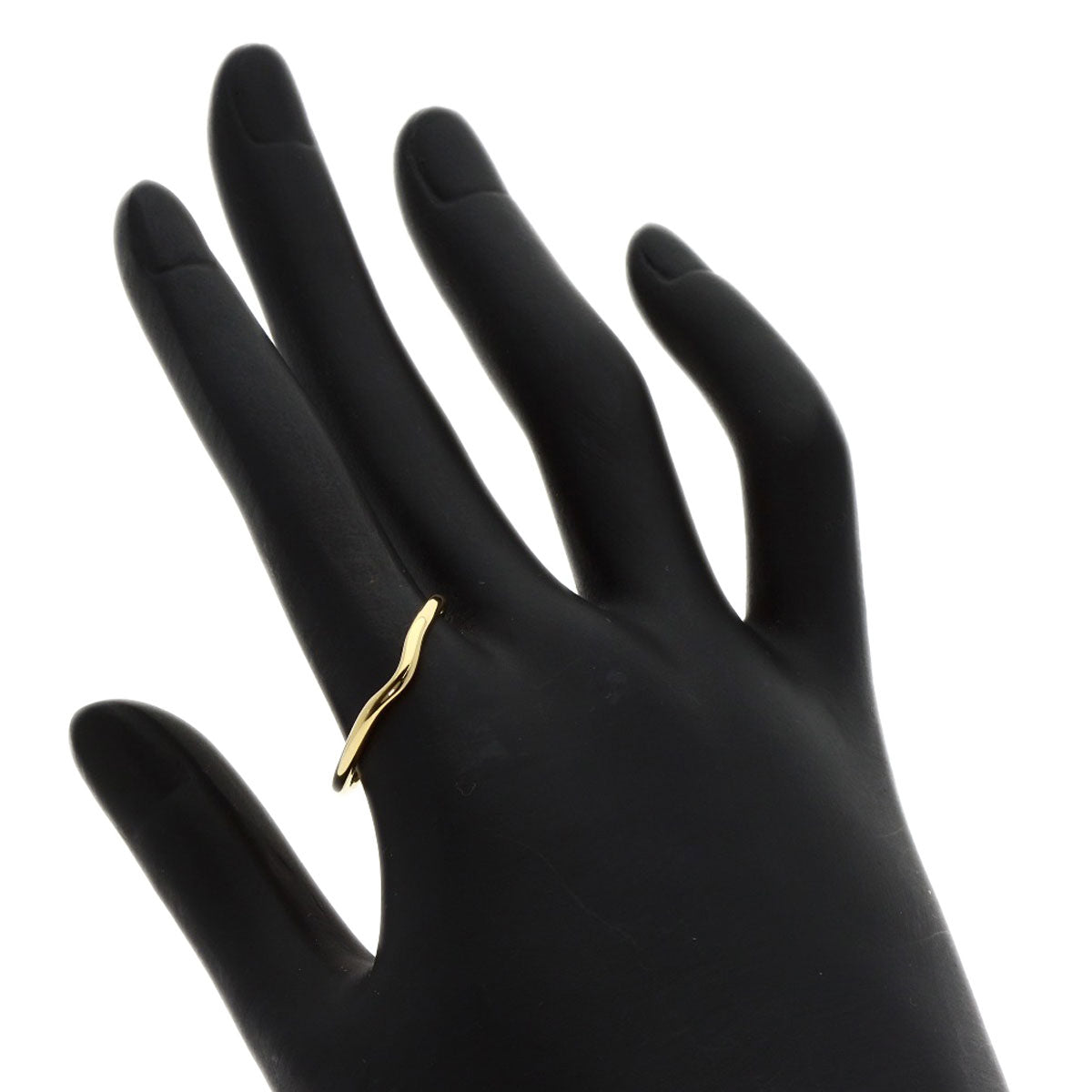 Tiffany&Co. Ring 18K Yellow Gold Gold Curved Band Women