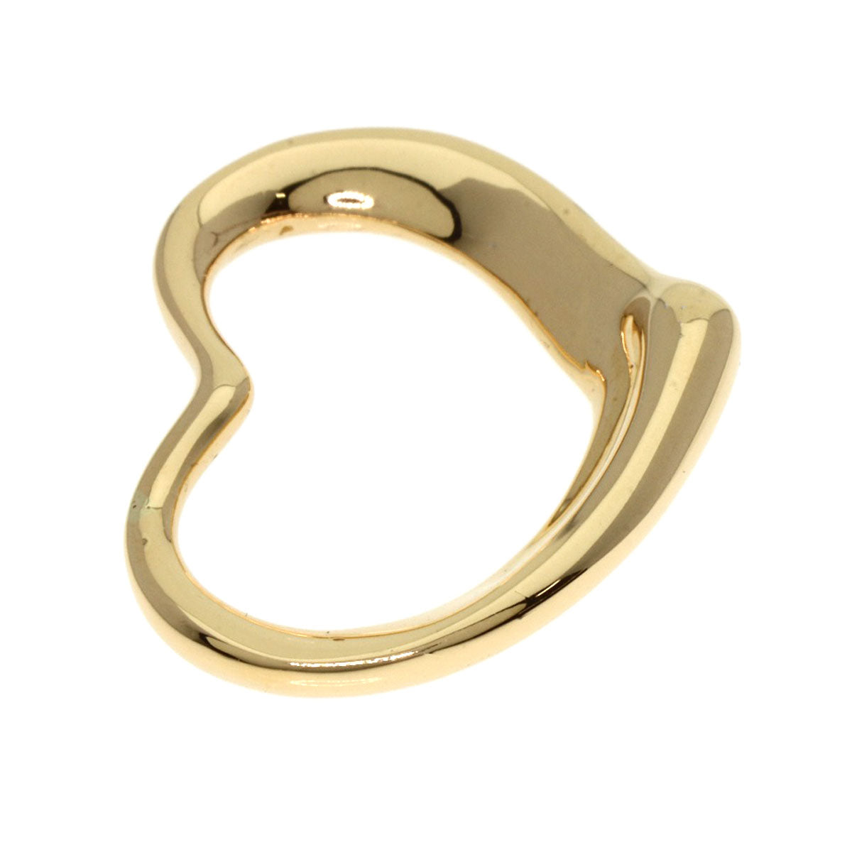 Tiffany&Co. Pendant Top 18K Yellow Gold Gold Open Heart