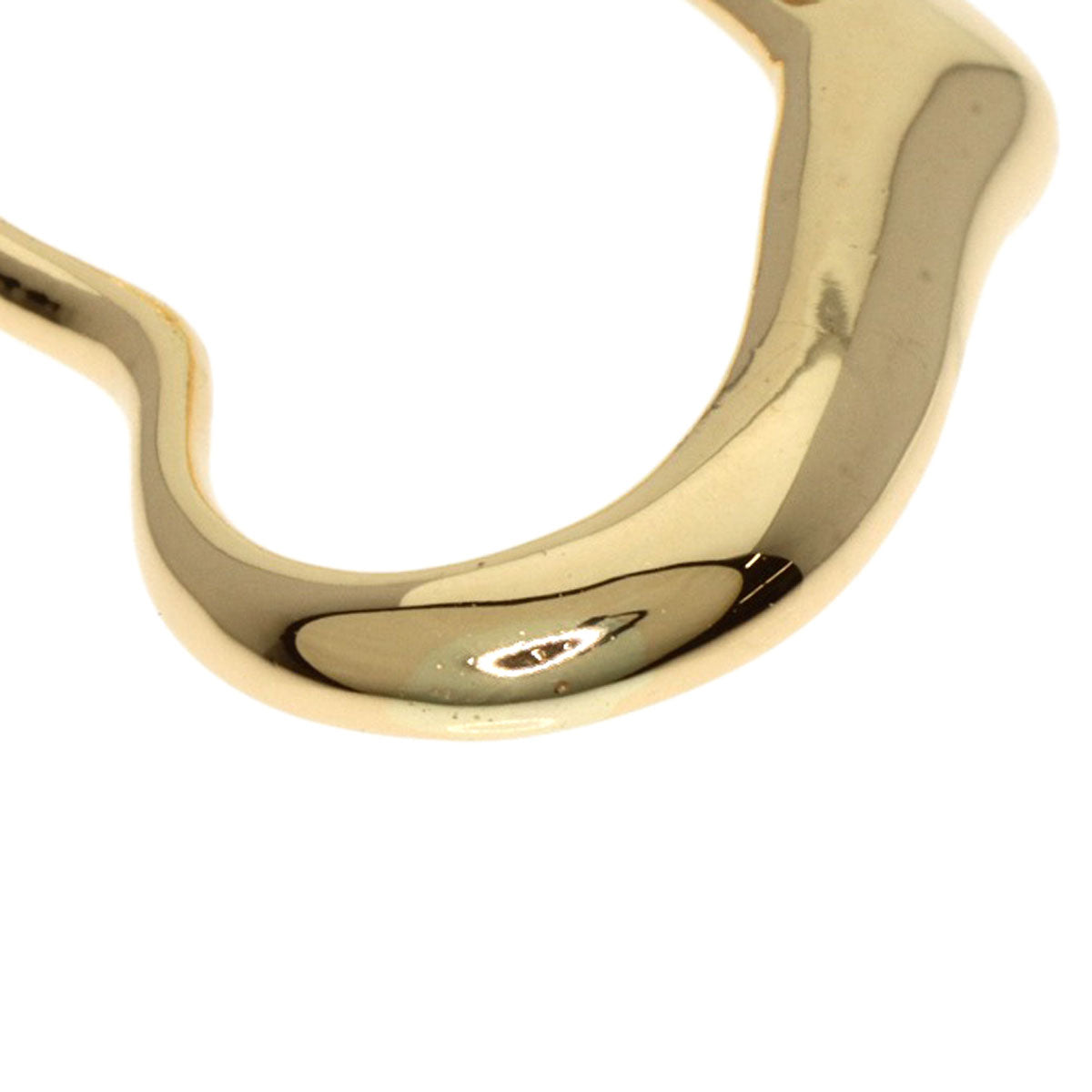 Tiffany&Co. Pendant Top 18K Yellow Gold Gold Open Heart
