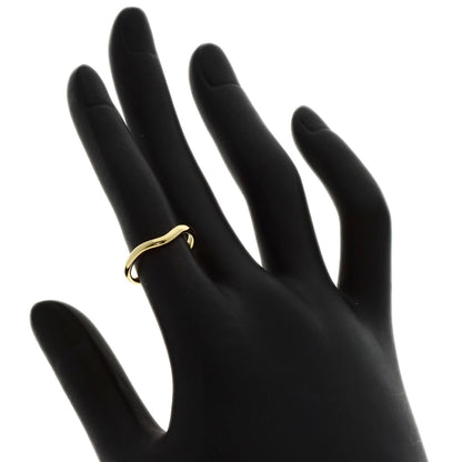 Tiffany&Co. Ring 18K Yellow Gold Gold Curved Band Women