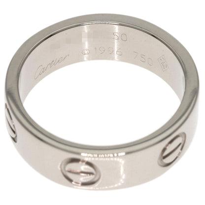 Cartier Ring K18Wg Silver Love Ring #50 Women