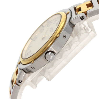 Hermes Watches Quartz Stainless Steel , Ssxgp Gold Clipper Ivory Dial Women