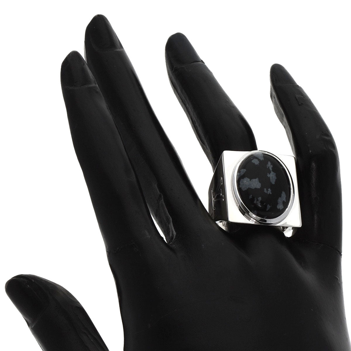 Louis Vuitton Ring Sv Silver Chevalier Snowflow M64903