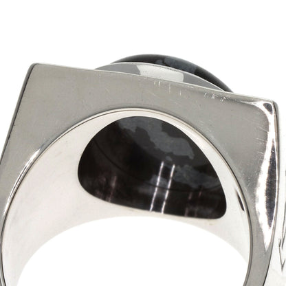Louis Vuitton Ring Sv Silver Chevalier Snowflow M64903