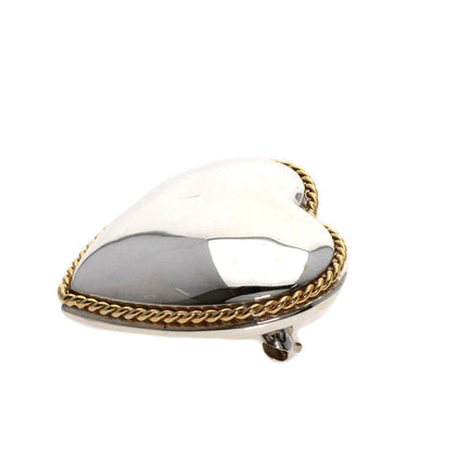 Tiffany&Co. Brooch Sv Silver Heart