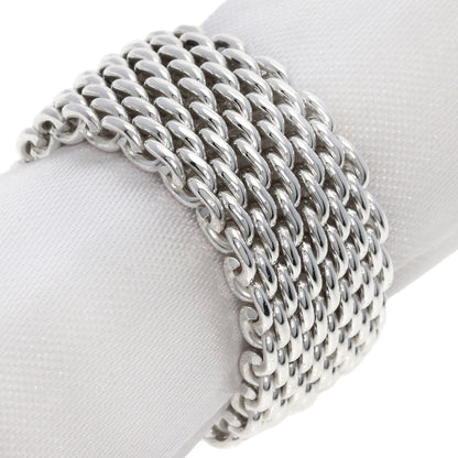 Tiffany&Co. Ring Sv Silver Somerset Mesh