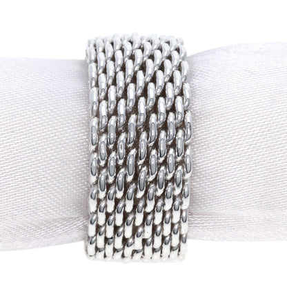 Tiffany&Co. Ring Sv Silver Somerset Mesh