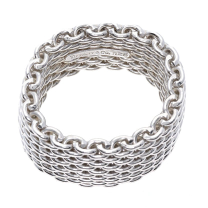 Tiffany&Co. Ring Sv Silver Somerset Mesh