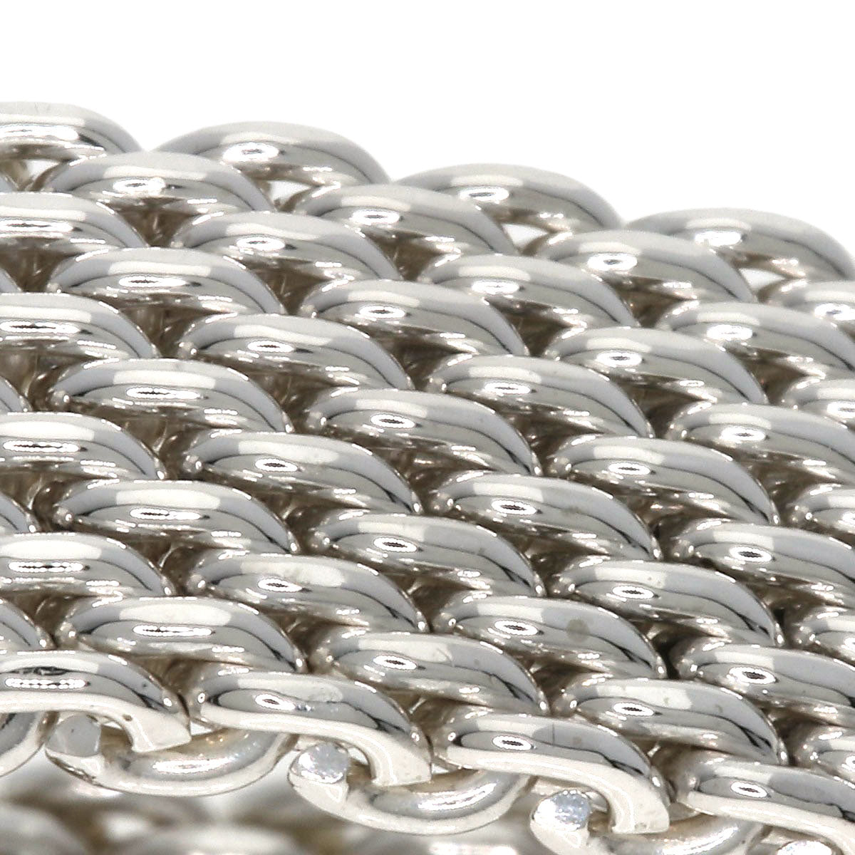 Tiffany&Co. Ring Sv Silver Somerset Mesh