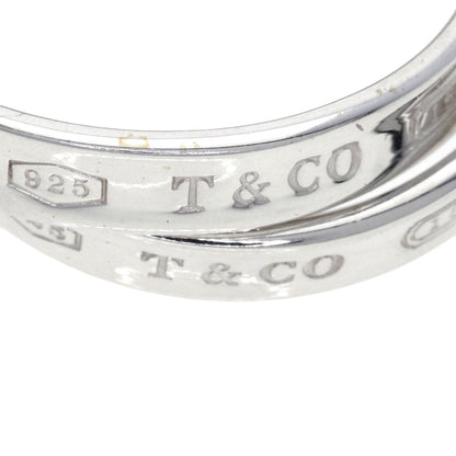 Tiffany&Co. Ring Sv Silver 1837 Interlocking