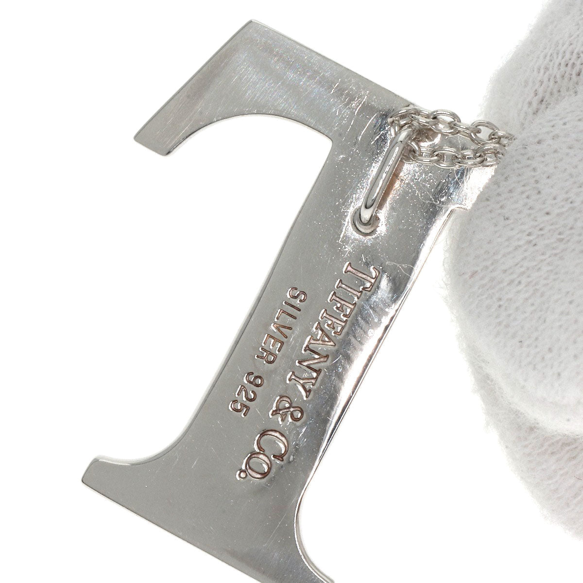 Tiffany&Co. Necklace Sv Silver T Logo