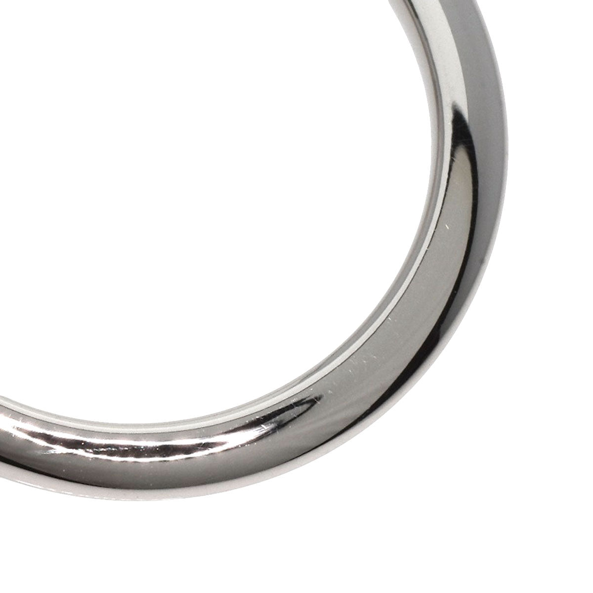 Tiffany&Co. Ring Pt950 Silver Solitaire Knife Edge 1P Diamond Women
