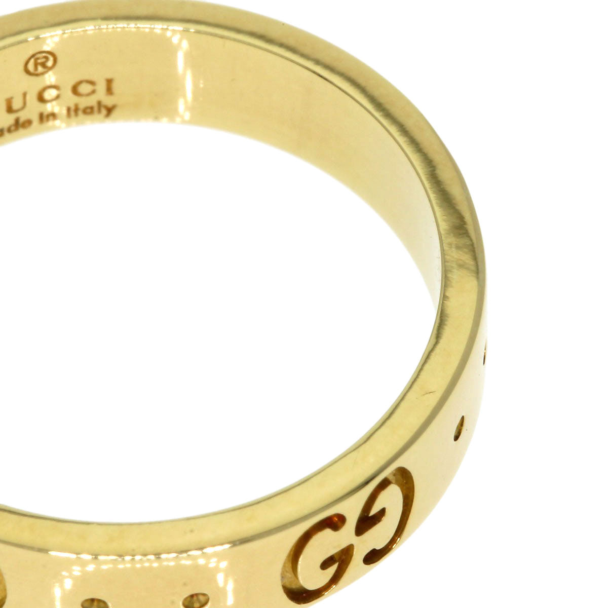 Gucci Ring 18K Yellow Gold Gold Icon # 9